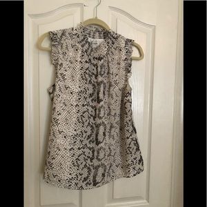 J. Crew Animal Print Sleeveless Shell 8